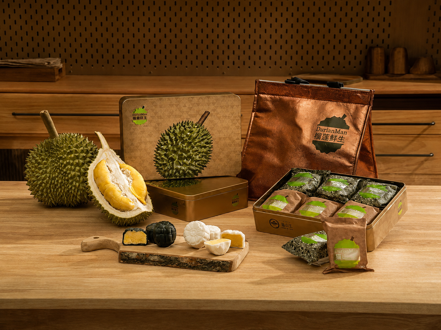 榴槤鮮生黑刺貓山王榴槤冰皮月餅買一送一優惠低至 HK$124/盒！馬來西亞製造順豐冷鏈直送